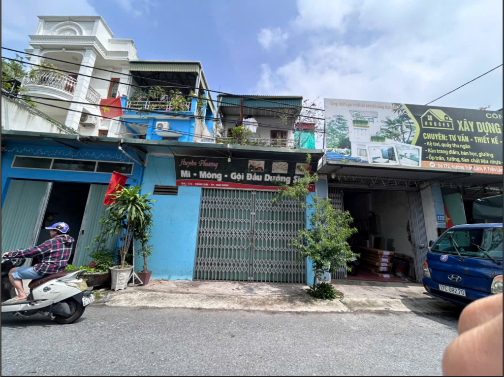 Bán nhà mặt tiền Trần Lãm, Tp Thái Bình, 1pn, 47m2, kinh doanh cực tốt 2.X tỷ